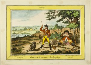 Cockney Sportsmen Recharging - James Gillray