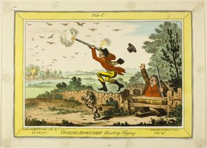 Cockney Sportsmen Shooting Flying - James Gillray