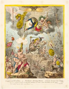 Coalition confédérée - James Gillray