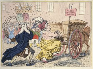 Discipline à la Kenyon, 25 mars 1797 - James Gillray