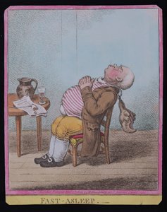 Profond sommeil, publié par Hannah Humphrey en 1806