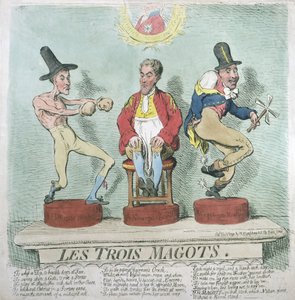 Les Trois Magots, publié par Hannah Humphrey en 1791