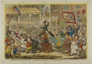 Élection du Middlesex - James Gillray