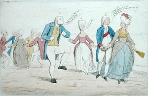 Monuments récemment découverts sur Salisbury Plain, publié par Hannah Humphrey en 1782 - James Gillray
