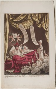 Visiteurs nocturnes à St Anns Hill, 1798 - James Gillray