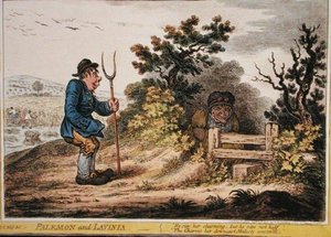Palemon et Lavinia, publié par Hannah Humphrey en 1805
