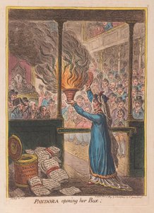 Pandore ouvrant sa boîte, publié en 1809