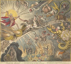 Phaéton alarmé - James Gillray