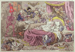 Rêveries politiques, visions de paix, horreurs prospectives, caricature sur la paix d