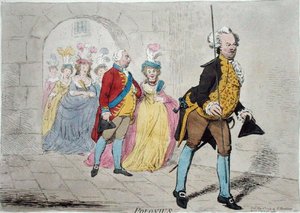 Polonius, publié par Hannah Humphrey en 1795 - James Gillray