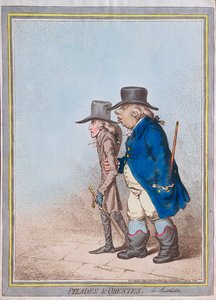 Pylade et Oreste, publié par Hannah Humphrey, 1797