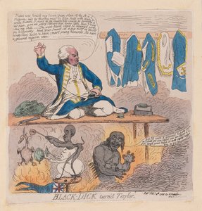 Richard Howe, 1er comte Howe (Black-Dick devenu tailleur)