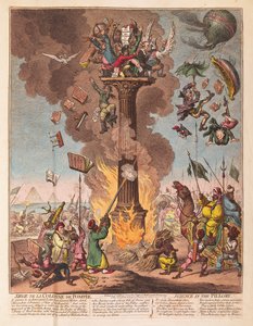 Siège de la colonne de Pompée, la science au pilori, 1799