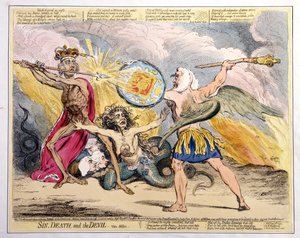 Péché, Mort et le Diable, publié par Hannah Humphrey
