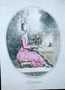 Sainte Cécile - James Gillray