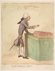 Le Puits sans fond, 16 mars 1792 - James Gillray