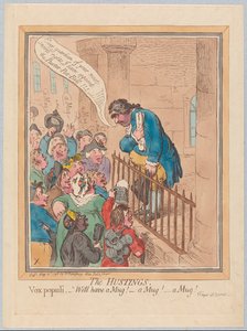 Les tribunes. Vox Populi Nous aurons une chope! Une chope! Une chope!, 1796