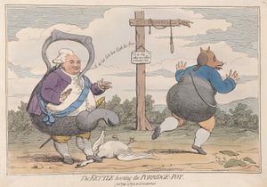 La Bouilloire huant le Potage - James Gillray