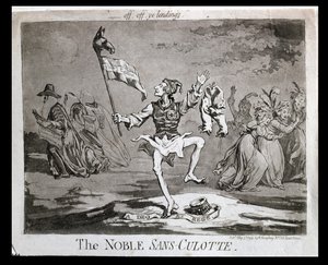 Le Noble Sans-Culotte, publié par Hannah Humphrey en 1794