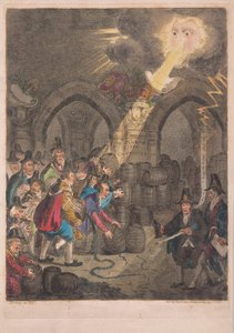 Le pilier de la Constitution, publié en 1835 - James Gillray