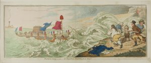 La tempête se lève - James Gillray