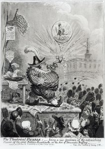 La Bulle théâtrale... publiée par Hannah Humphrey (fl.1778-1822) 1805