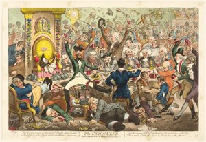 Le Union Club - James Gillray