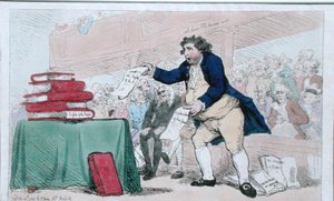 Le Mangeur de Mots, publié par S.W. Fores en 1788 - James Gillray