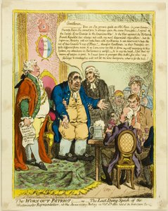 Le patriote usé - James Gillray