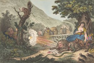 Le Lion blessé, 16 juillet 1805 - James Gillray