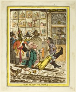 Temps très glissant - James Gillray