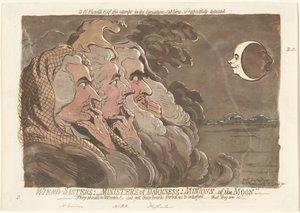 Sœurs étranges; Ministres des ténèbres; Mignons de la lune - James Gillray