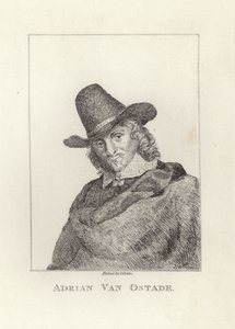Adriaen van Ostade, baptisé Adriaen Jansz Hendricx. Gravé par James Girtin - James Girtin