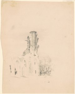 Une ruine gothique - James Goodwyn Clonney