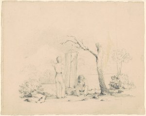 Garçons avec un bateau - James Goodwyn Clonney