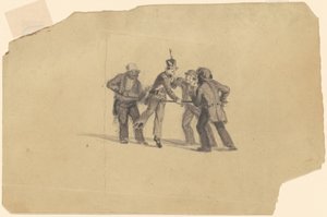 Étude pour "Entraînement de la Milice" - James Goodwyn Clonney
