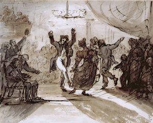 Le bal de chasse, vers 1820 - James Grant