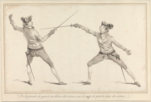 De la Parade de Quarte au Dehors des Armes sur le Coup de Quarte hors des Armes - James Gwin
