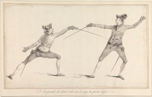 De la parade du demi-cercle sur le coup, de quarte basse - James Gwin