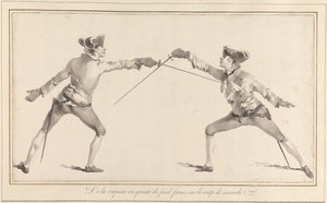 De la Risposte en Quinte de Pied formée sur le Coup de Seconde - James Gwin