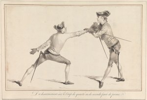 Du désarmement sur le coup de quarte ou de seconde paré de prime - James Gwin