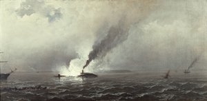 Le Monitor et le Merrimac, 1874-75