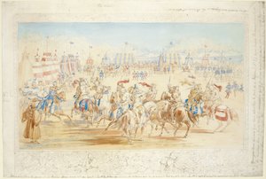 La mêlée (No. 1), 1839 - James Henry Nixon