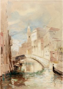 Pont sur un canal à Venise