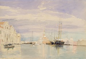 La Giudecca avec S. Giorgio Maggiore, Venise - James Holland