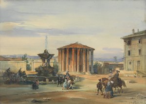 Le Temple de Vesta, Rome