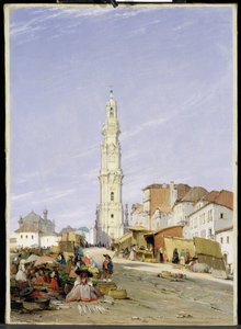 Torre dos Clerigos, Porto, Portugal, 1837 - James Holland