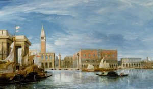 Vue du Molo et du Palais des Doges à Venise - James Holland