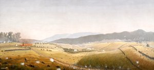 Dunker Church / West Woods (huile sur carton) - James Hope