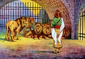 Daniel dans la fosse aux lions - Bible